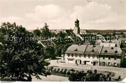 Rehau Oberfranken Stadtansicht mit Kirche