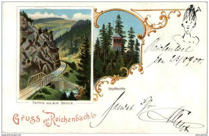 Gruss aus Reichenbach - Litho