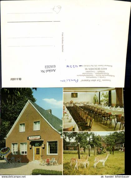 616322,Mehrbild Ak Gescher Gaststätte Zur alten Kaiserei