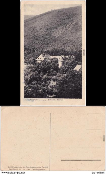 Ansichtskarte Bilstein Lennestadt Schloss 1940