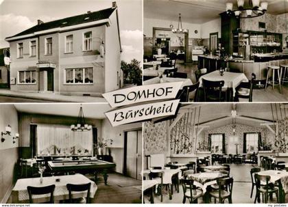 Burscheid Gaststaette Domhof Gastraum Billardzimmer