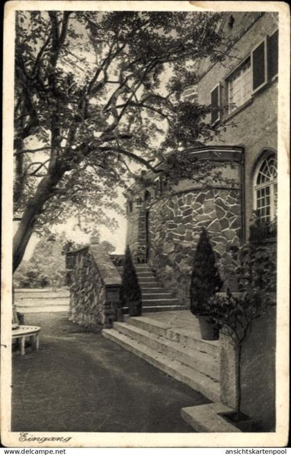 CPA Am Landsknecht Büderich Meerbusch, Eingang