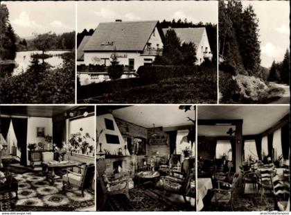 CPA Bleiwäsche Bad Wünnenberg in Westfalen, Hotel-Pension Haus Waldwinkel, Innenansichten