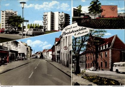 CPA Broichweiden Würselen Nordrhein Westfalen, Hochhäuser, Straßenpartien