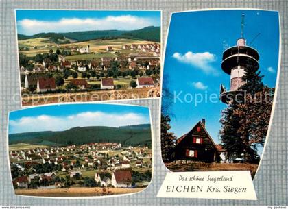 Eichen Kreuztal Westfalen Panorama Kindelsbergturm Gaststaette Ausflugsziel