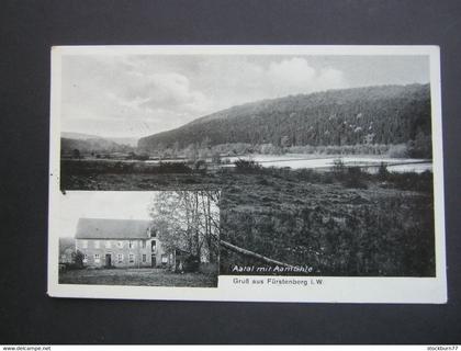 FÜRSTENBERG   ,  Bad Wünnenberg   , Gasthof   Schöne  Karte um 1936