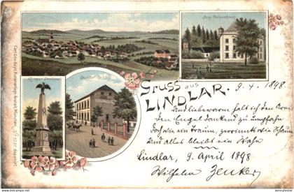 Gruss aus Lindlar - Litho