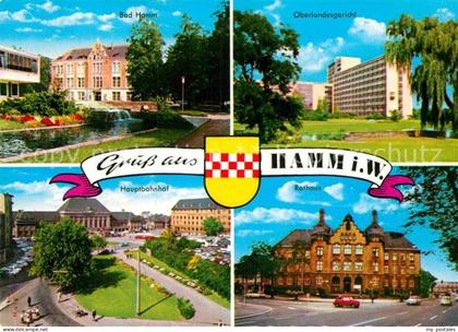Hamm Westfalen Oberlandesgericht Bad Hamm Hauptbahnhof Rathaus
