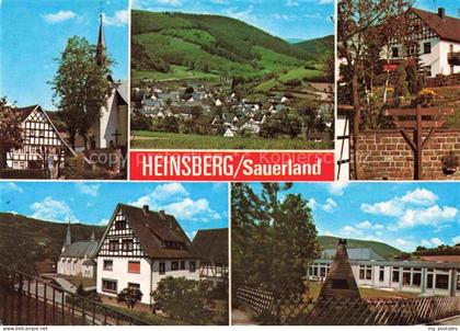 Heinsberg Westfalen Kirche Panorama Fachwerkhaeuser Schule