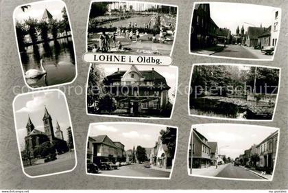 Lohne Schwanenteich Schwimmbad Kirche Ortspartien