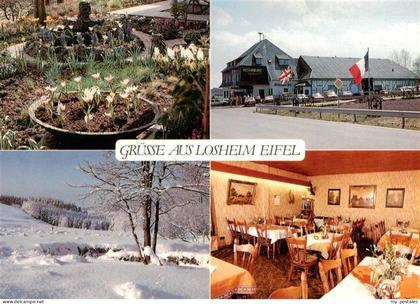 Losheim Eifel Hotel Balter Restaurant Garten Winteridyll