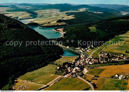 Marsberg Sauerland Fliegeraufnahme Sperrmauer Diemelsee