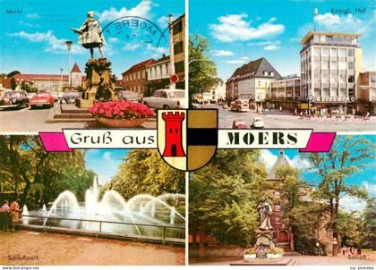 Moers Moers NRW Markt Denkmal Koeniglicher Hof Schloss Park