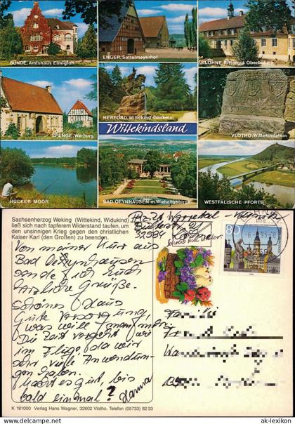 .Nordrhein-Westfalen Wittekindsland Bünde Löhne Enger Spenge 1995