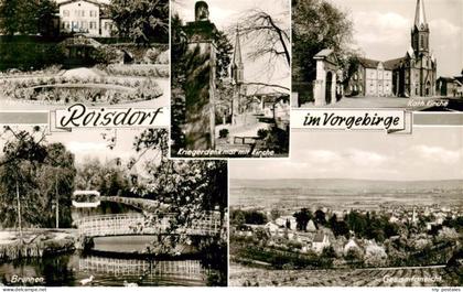 Roisdorf Bornheim Parksanatorium Kriegerdenkmal Kirche Brunnen Gesamtansicht