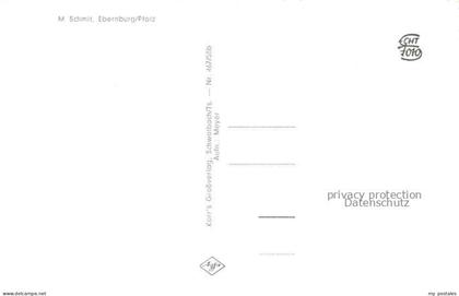 Ebernburg Bad Muenster am Stein-Ebernburg Rheinland-Pfalz Blick von der Bastei a