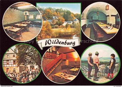 Kempfeld Nahe Birkenfeld Rheinland-Pfalz Wildenburg Gaststaette Burganlage Speis