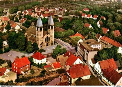 Rheda -Wiedenbrueck Westfalen Fliegeraufnahme mit Kirche