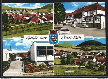 AK Elters /Rhön, Gaststätte, Gemeinschaftshaus, Teilansichten