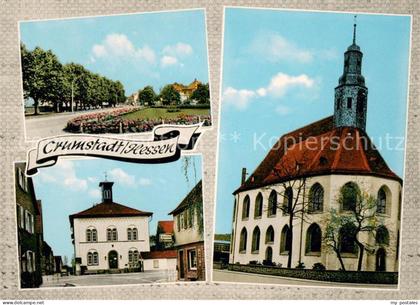 Crumstadt Hessen Hauptstrasse Rathaus Kirche