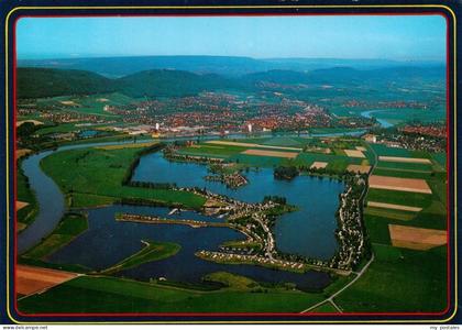 Rinteln Weser Doktorsee Fliegeraufnahme