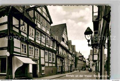 Rinteln Weser Niedersachsen Baeckerstrasse