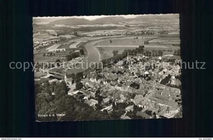 Rinteln Weser Niedersachsen Fliegeraufnahme