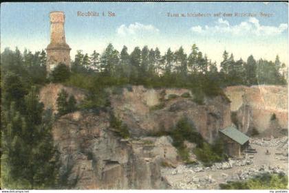 Rochlitz Sachsen Rochlitz Turm Steinbruch ungelaufen ca. 1920