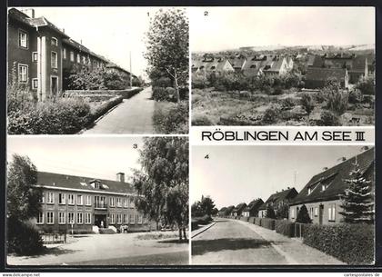 AK Röblingen am See, Neue Siedlung, Poliklinik, Stedtener Strasse
