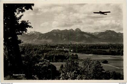 Rosenheim mit Flugzeug