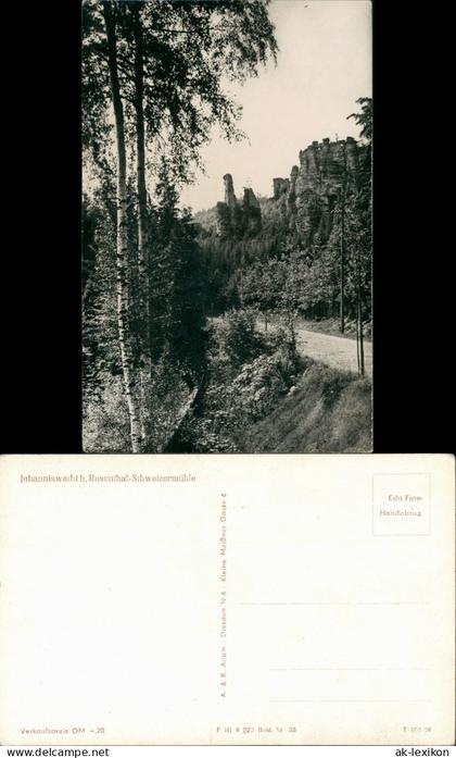 Bad Schweizermühle-Rosenthal-Bielatal Umland-Ansicht Johanniswacht Partie 1959