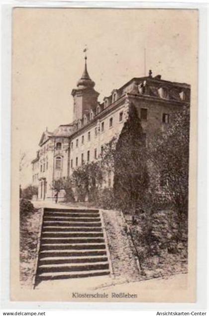 39011823 - Rossleben mit Klosterschule gelaufen von 1925. Ecken mit Albumabdruecken, leichter Knick rechte Seite,  sons