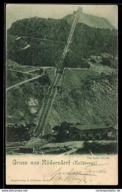 AK Rüdersdorf /Kalkberge, Die hohe Halde