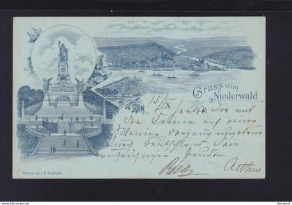 Dt. Reich litho Niederwald 1900