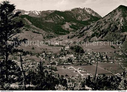 Ruhpolding Bayern Panorama mit Hochfelln Chiemgauer Alpen