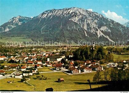 Ruhpolding Gesamtansicht mit Rauschberg Chiemgauer Alpen