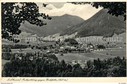 Ruhpolding Panorama Luftkurort gegen Hochfelln Chiemgauer Alpen