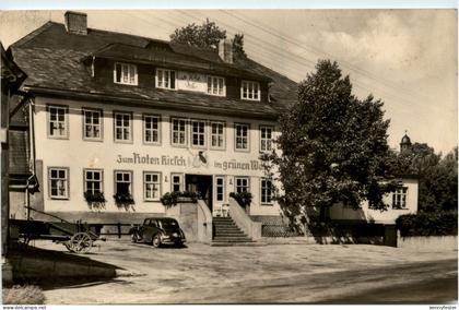 Saalfeld- Hoheneiche über Saalfeld-Gasthaus zum roten Hirsch