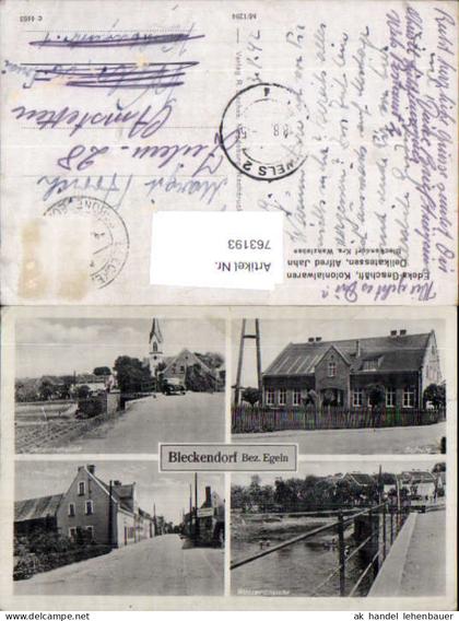 763193 Bleckendorf Bez. Egeln LK Salzlandkreis Wanzleben Egelner Mulde