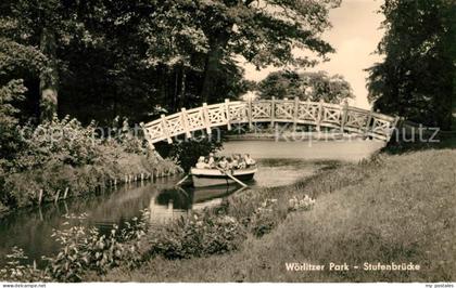 Woerlitz Sachsen-Anhalt Woerlitzer Park Stufenbruecke
