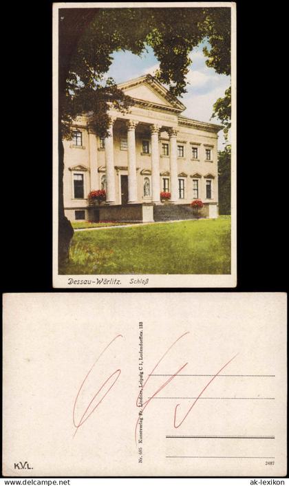 Wörlitz-Oranienbaum-Wörlitz Dessau-Wörlitz Schloß (Castle Building) 1930