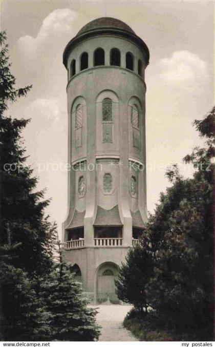Burgstaedt Sachsen Taurastein Aussichtsturm Wasserturm Baeume Weg