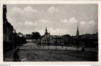 CPA Elterlein im Erzgebirge, Marktplatz