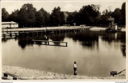 CPA Laubusch Lauta in der Oberlausitz, Grube Erika, Badeanstalt