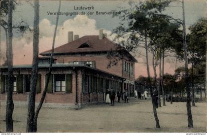 CPA Lautawerk Lauta in der Lausitz, Verwaltungsgebäude der Barackenstadt