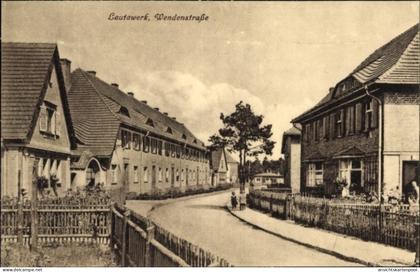 CPA Lautawerk Lauta in der Lausitz, Wendenstraße, Wohnhäuser
