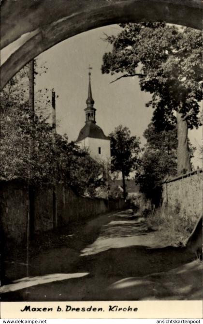 CPA Maxen Müglitztal in Sachsen, Maxen bei Dresden, Kirche