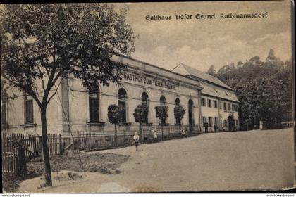 CPA Rathmannsdorf in Sachsen, Gasthaus Tiefer Grund