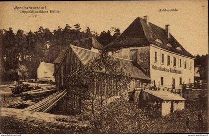 CPA Wendischkarsdorf Karsdorf Rabenau, Waldschänke zur Heidemühle
