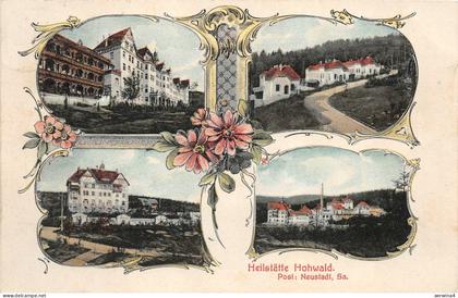 Heilstätte Hohwald in Neustadt Sachsen Postkarte AK 1909